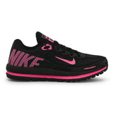 Nike Zoom Bondi 6: Conforto e Desempenho na cor Preto e Rosa - Feminino - Asah Store